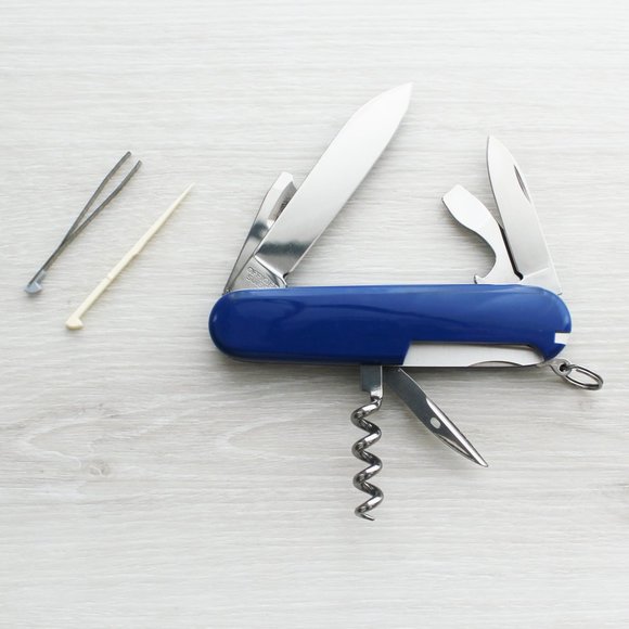 NEW Exclusive Victorinox Spartan Eppendorf Blue Swiss Army Knife w/ 6 Multitools - Picture 3 of 11